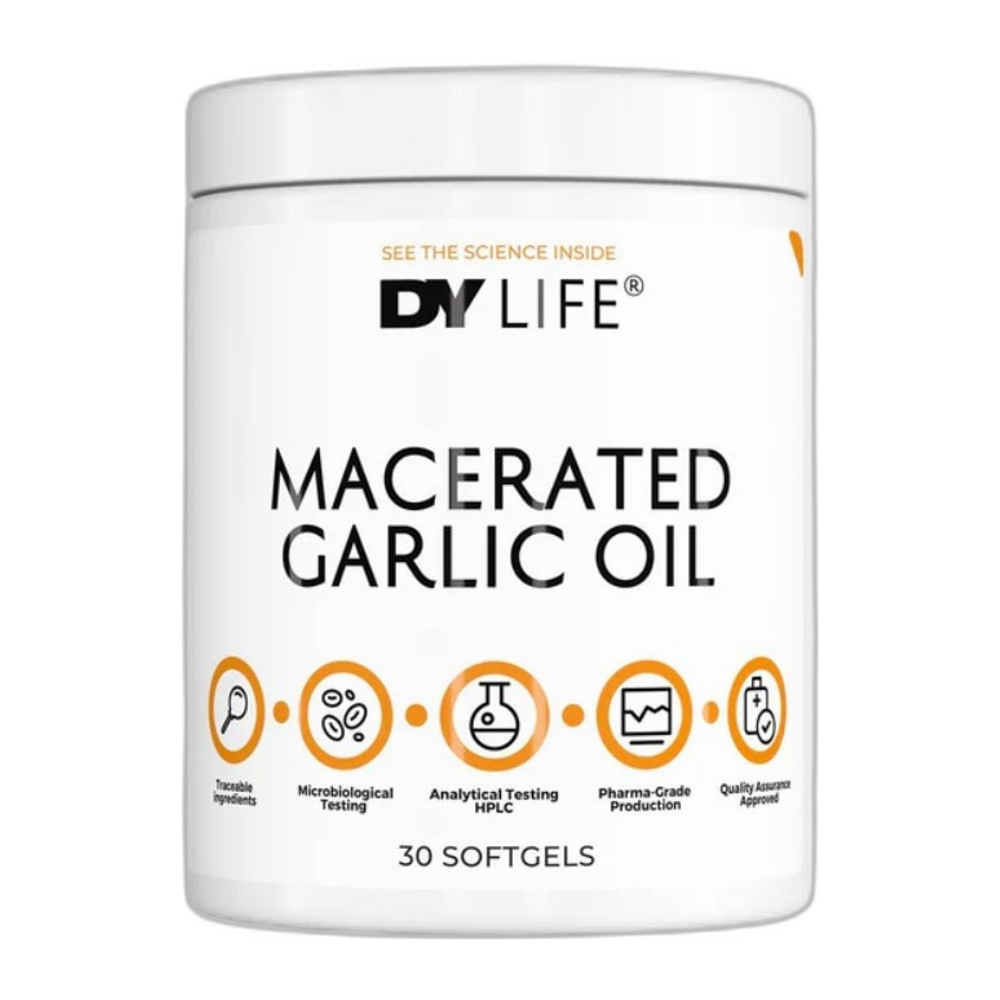Dorian Yates DY LIFE Macerated Garlic Oil - 30 softgels