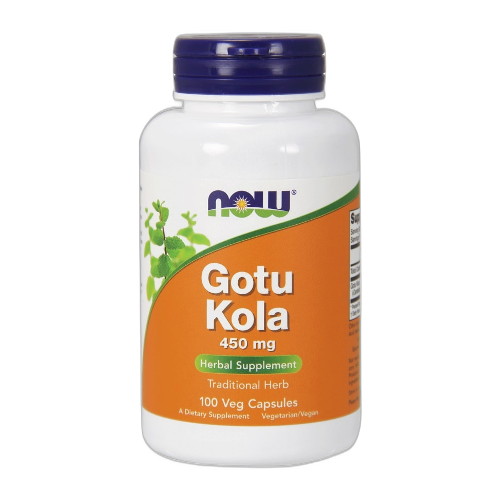 NOW Foods Gotu Kola, 450mg - 100 vcaps