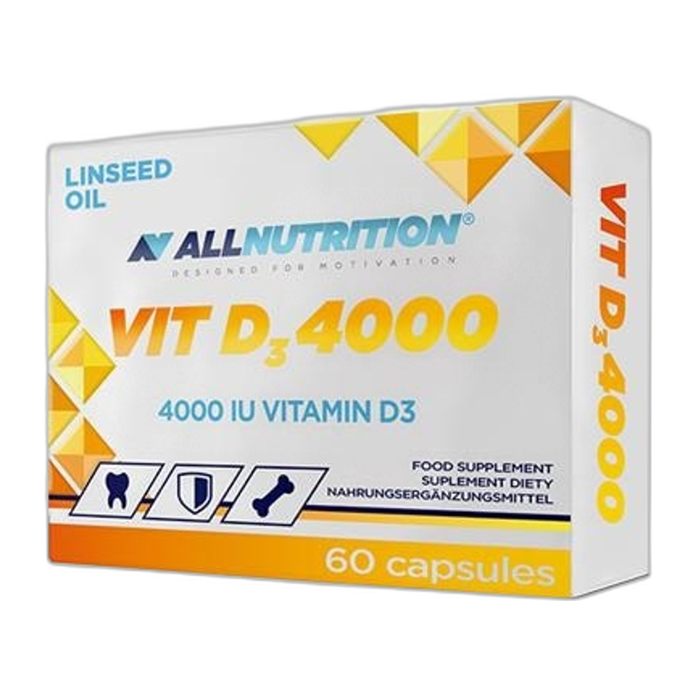 Allnutrition Vit D3 4000, 4000 IU - 60 caps