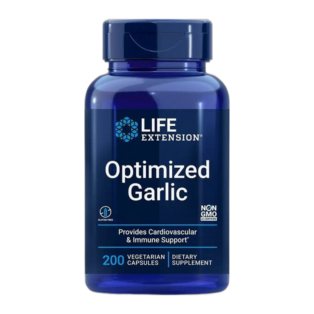 Life Extension Optimized Garlic - 200 vcaps