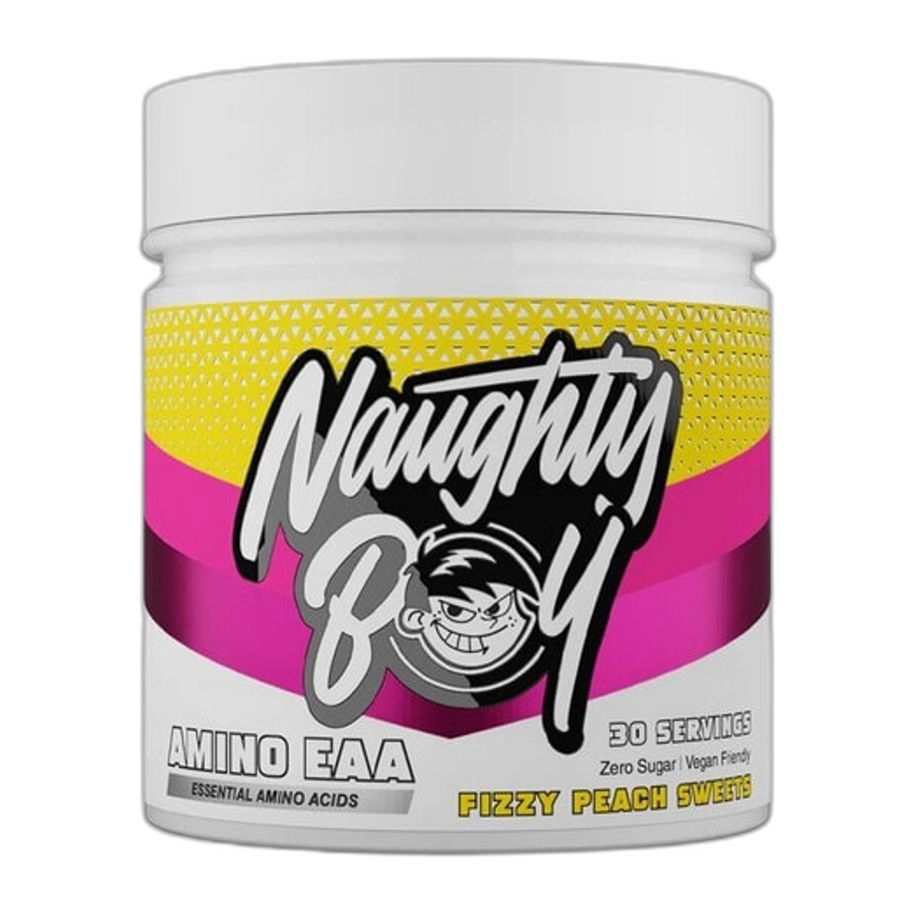 Naughty Boy Amino EAA, Fizzy Peach Sweets - 345g