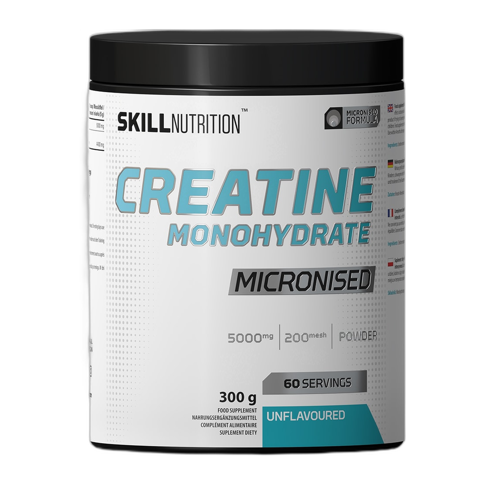 Skill Nutrition Micronised Creatine Monohydrate Unflavoured - 300g