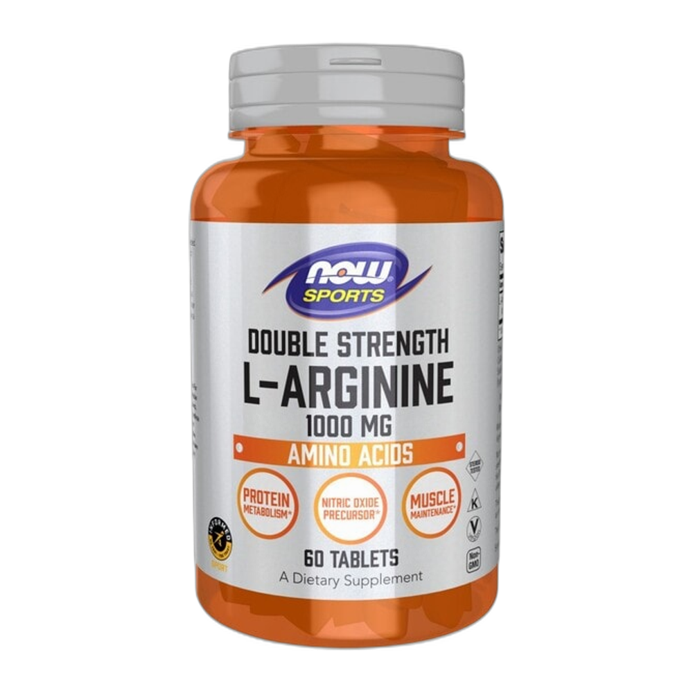 NOW Foods L-Arginine, 1000mg - 60 tablets