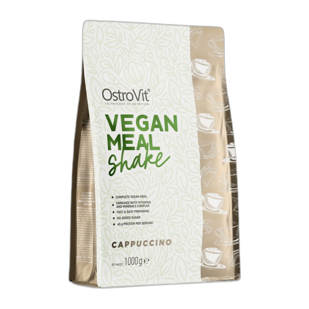 OstroVit Vegan Meal Shake, Cappuccino - 1000g