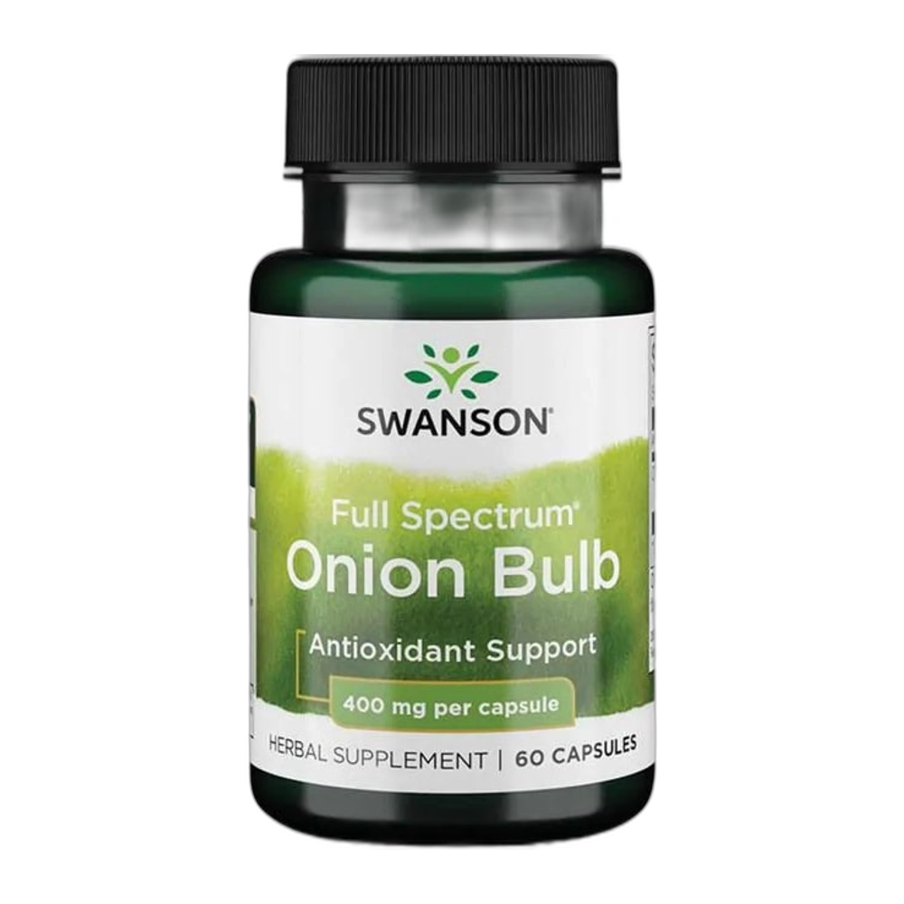 Swanson Full Spectrum Onion Bulb, 400mg - 60 caps