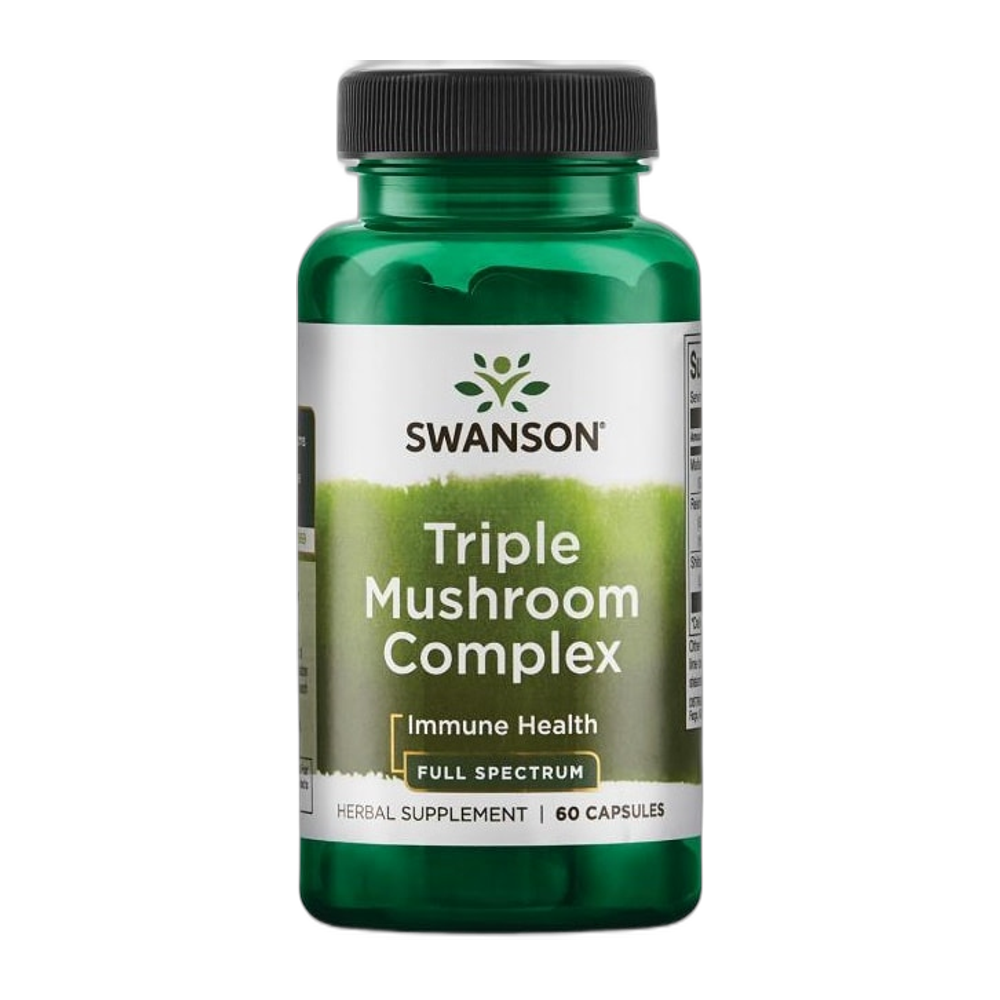 Swanson Triple Mushroom Complex - 60 caps