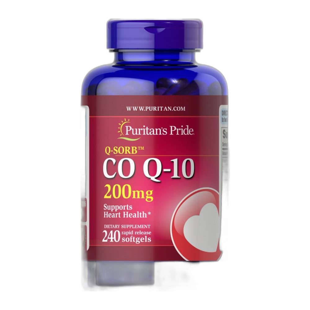 Puritan's Pride CoQ10, 200mg - 240 softgels
