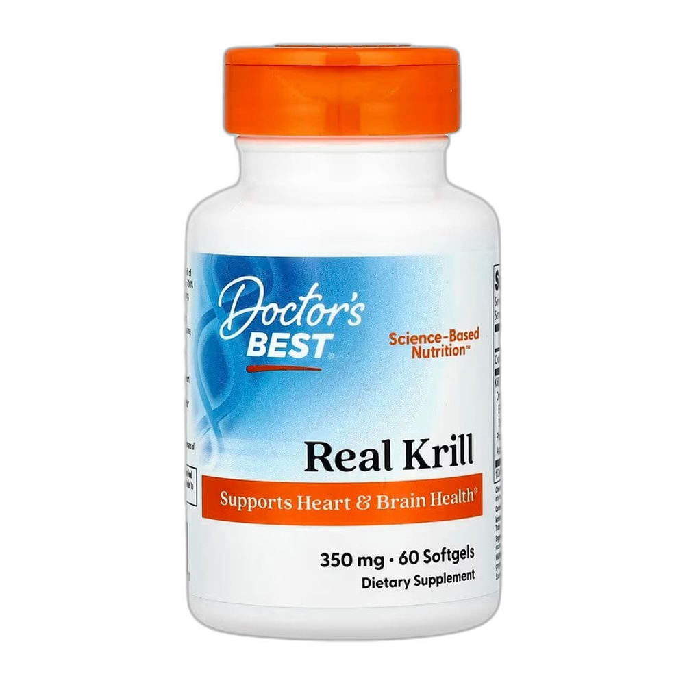 Doctor's Best Real Krill, 350mg - 60 softgels