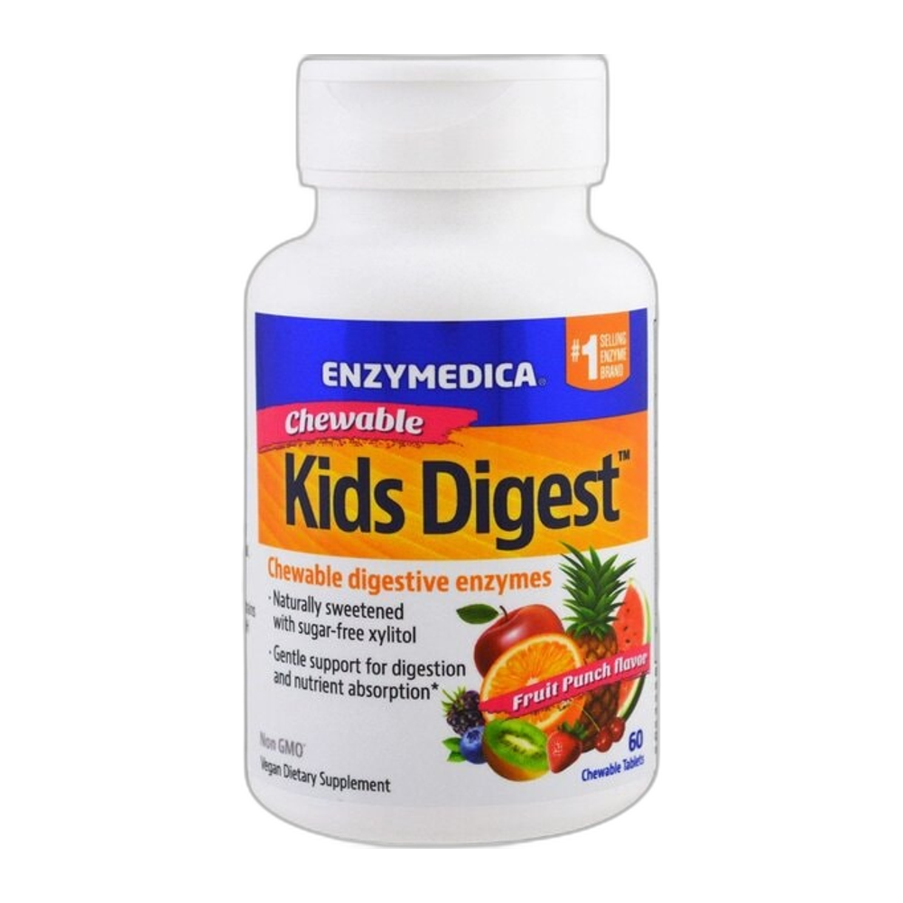 Enzymedica Kids Digest, Fruit Punch - 60 chewables
