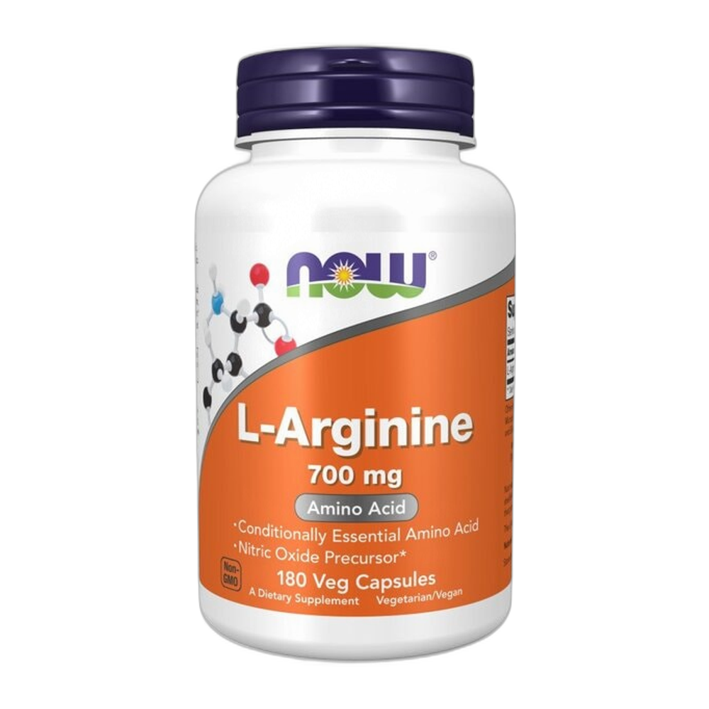 NOW Foods L-Arginine, 700mg - 180 vcaps