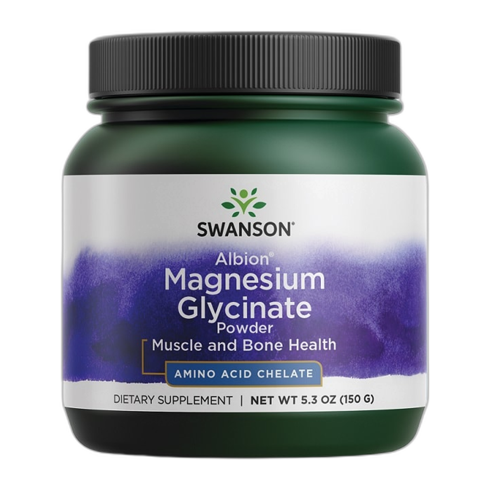 Swanson Albion Magnesium Glycinate Powder - 150g