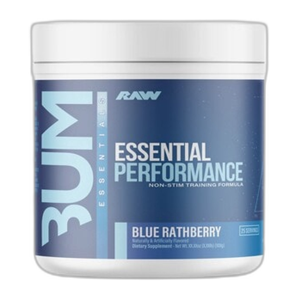 Raw Nutrition Bum Essential Performance, Blue Rathberry - 618g