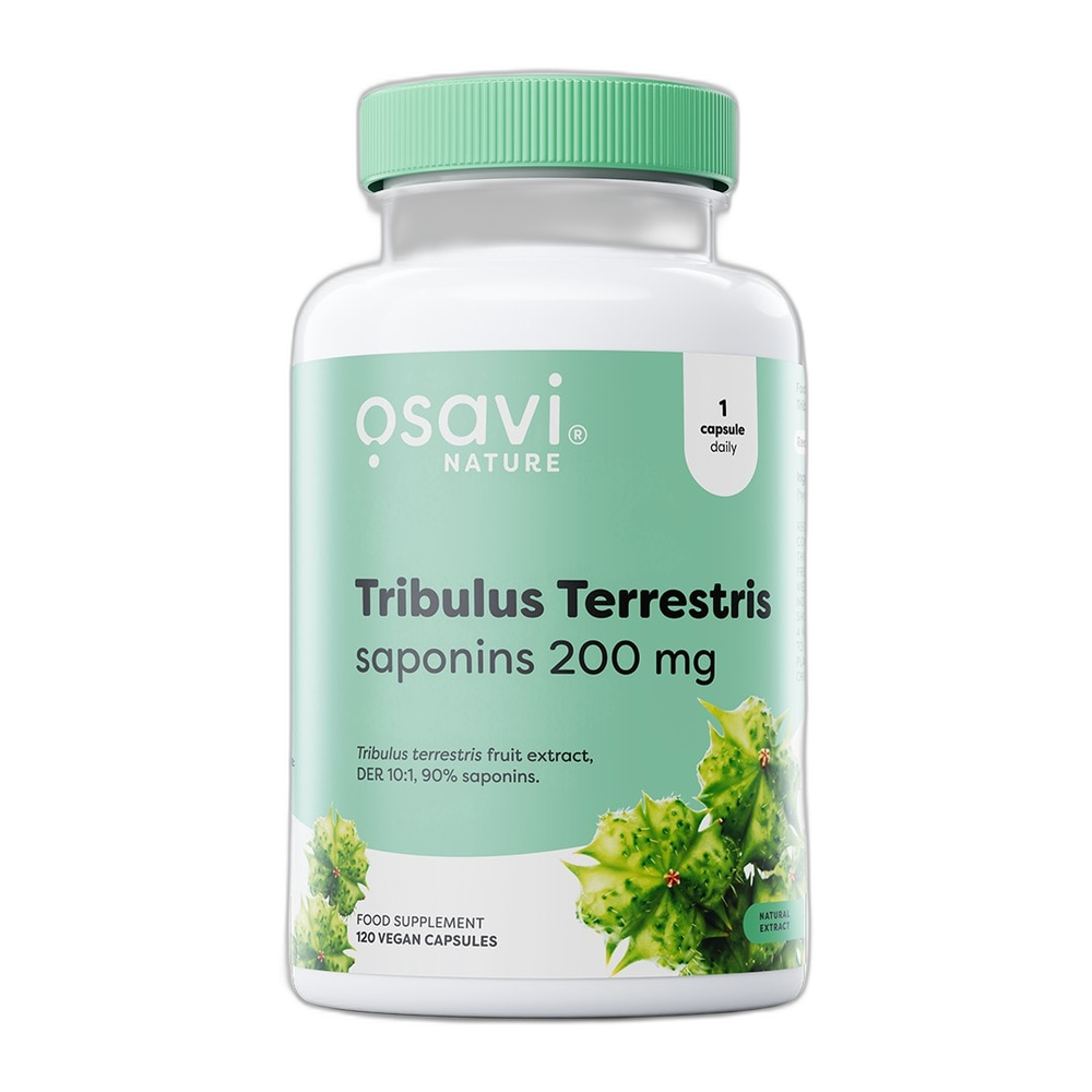Osavi Tribulus Terrestris, Saponins 200mg - 120 vegan caps