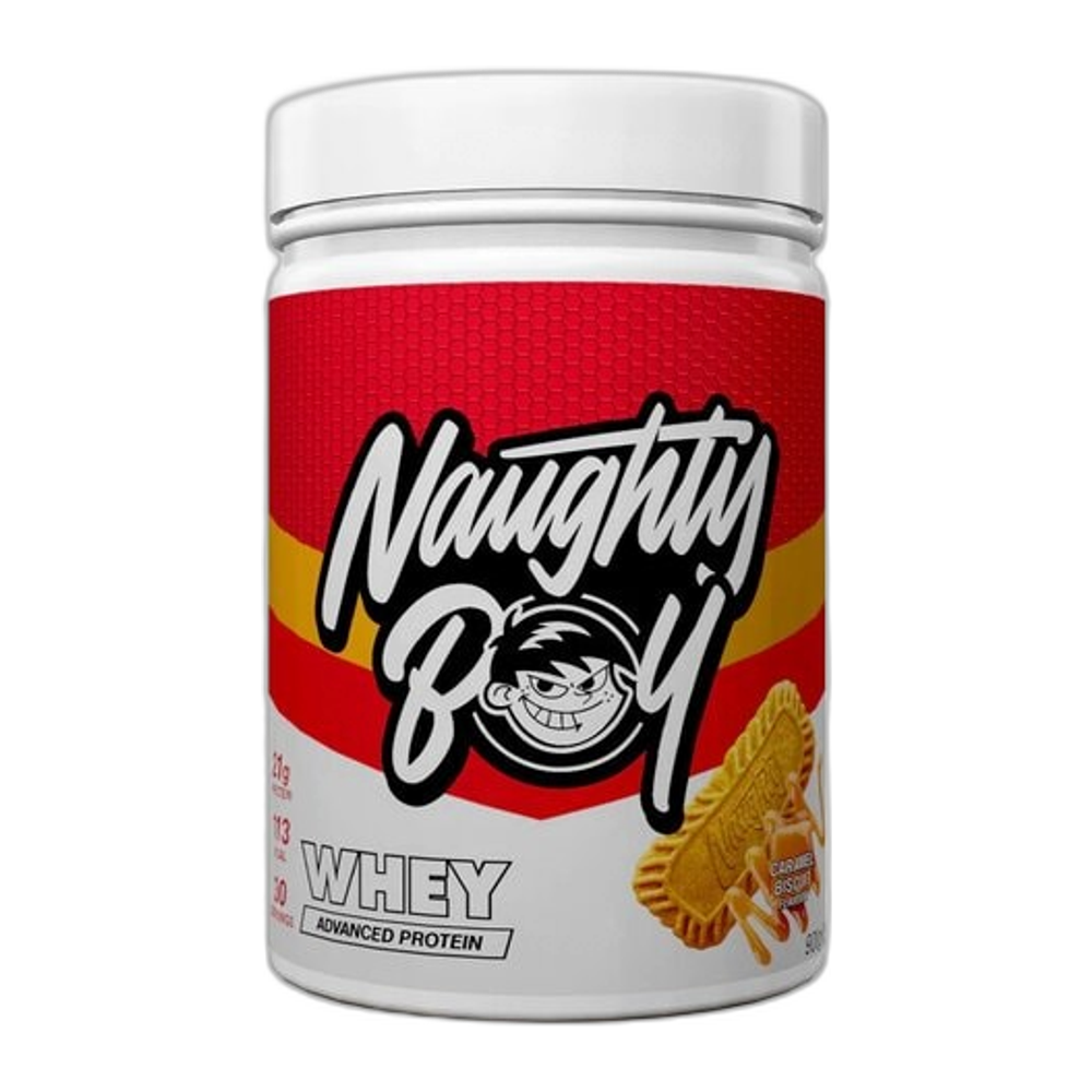 Naughty Boy Advanced Whey, Caramel Biscuit - 900g
