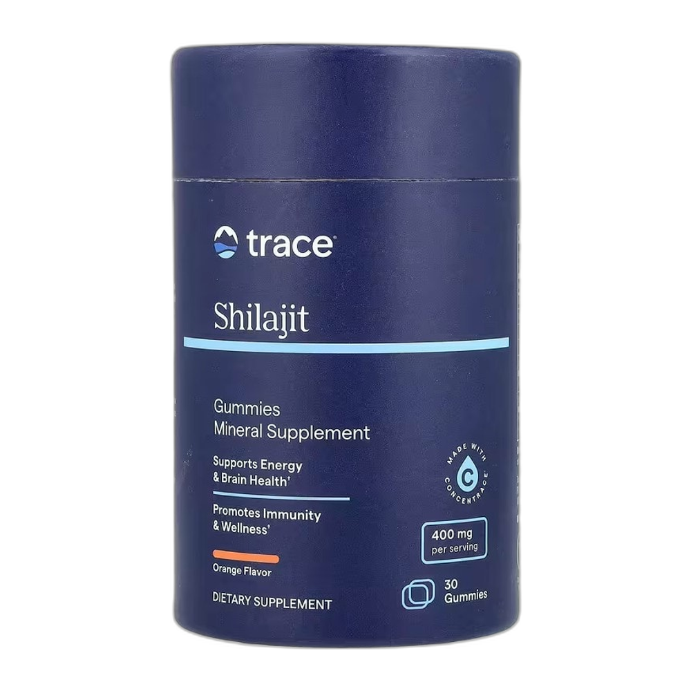 Trace Minerals Shilajit Gummies, Orange - 30 gummies