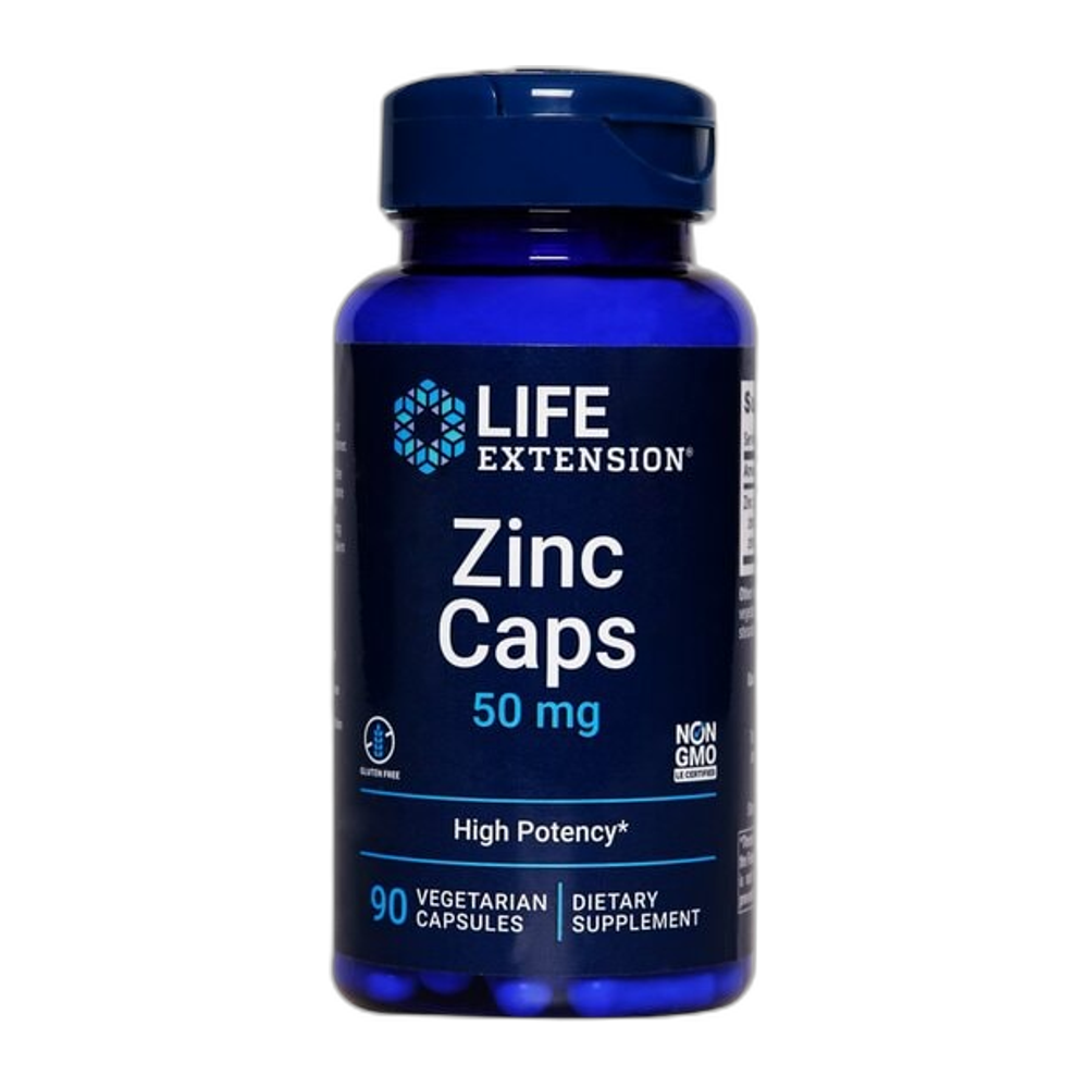 Life Extension Zinc Caps, 50mg - 90 vcaps
