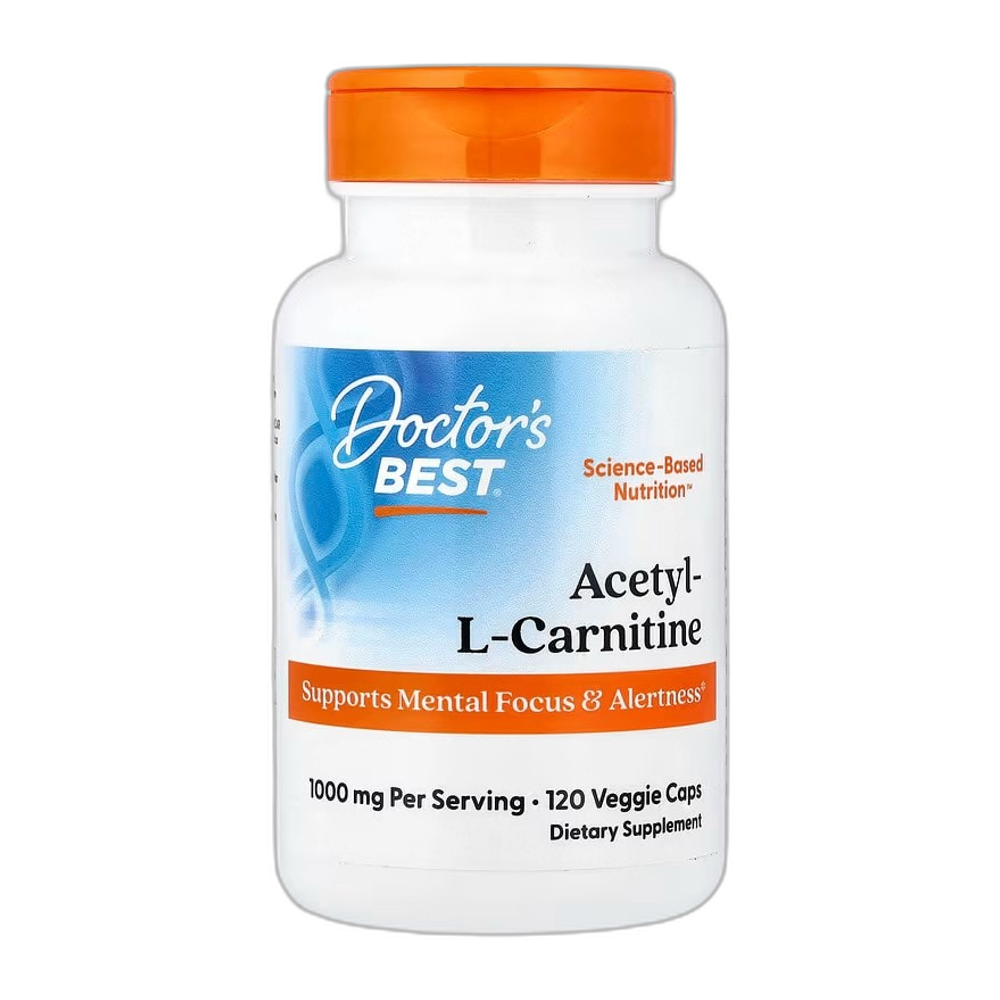 Doctor's Best Acetyl L-Carnitine, 1000mg - 120 vcaps