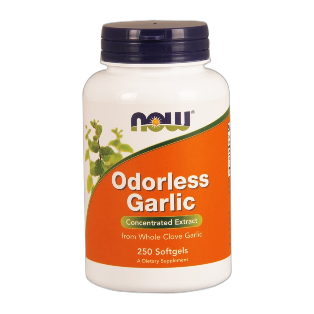 NOW Foods Odorless Garlic - 250 softgels