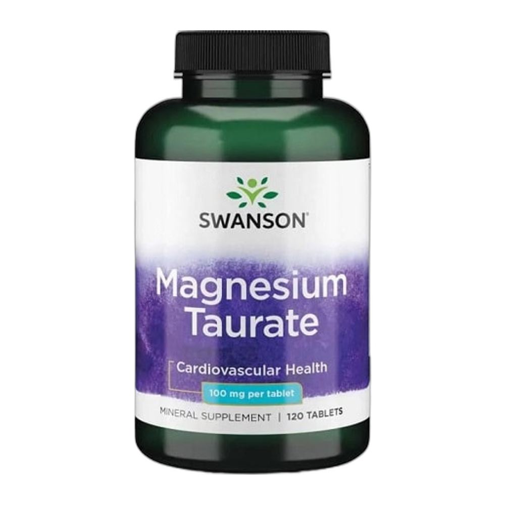 Swanson Magnesium Taurate, 100mg - 120 tablets