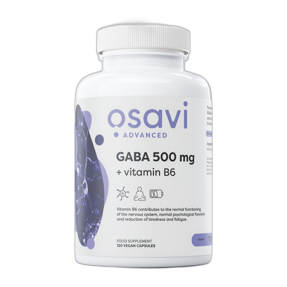 Osavi GABA 500mg + Vitamin B6 - 120 vcaps