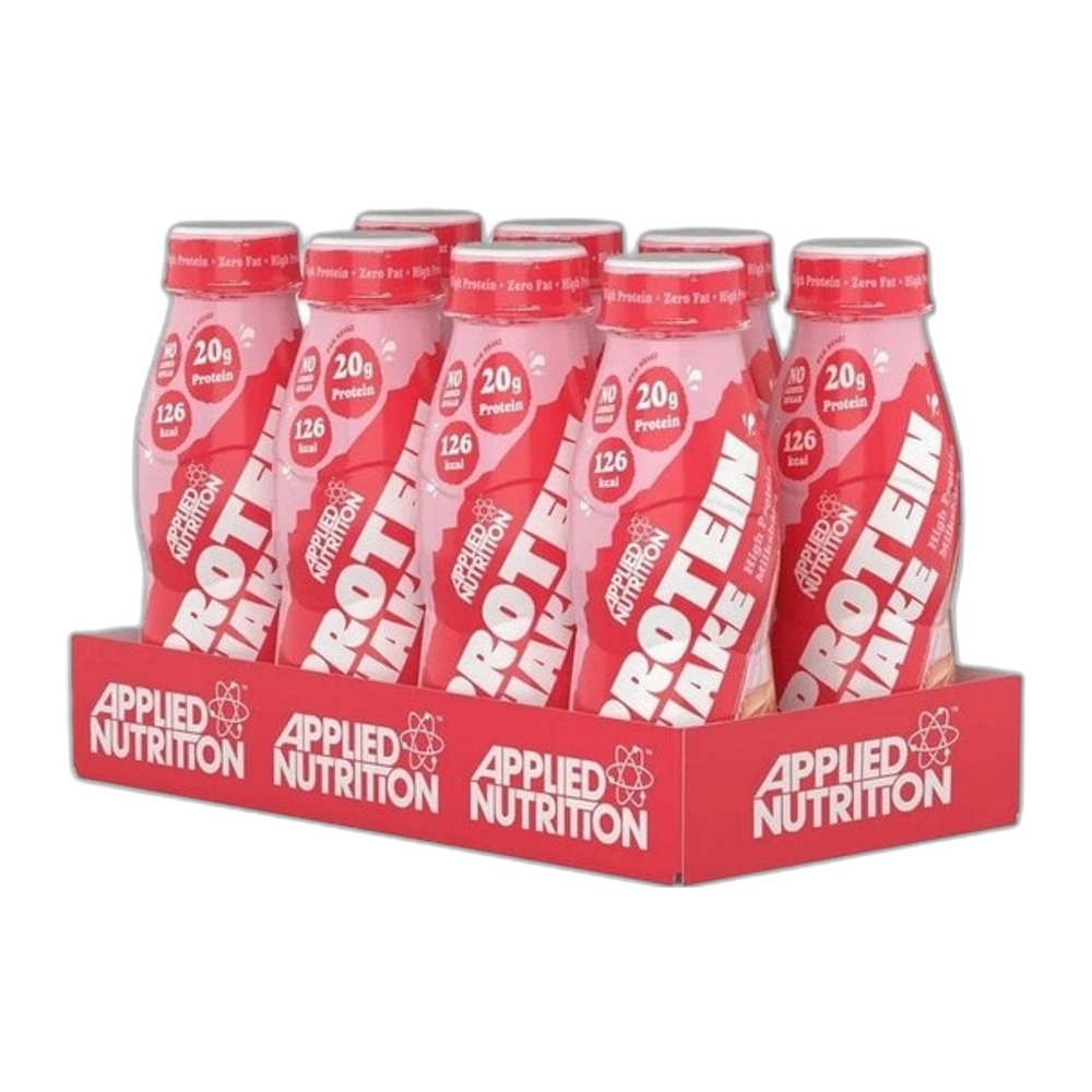 Applied Nutrition High Protein Shake, Strawberries & Cream - 8 x 330 ml.