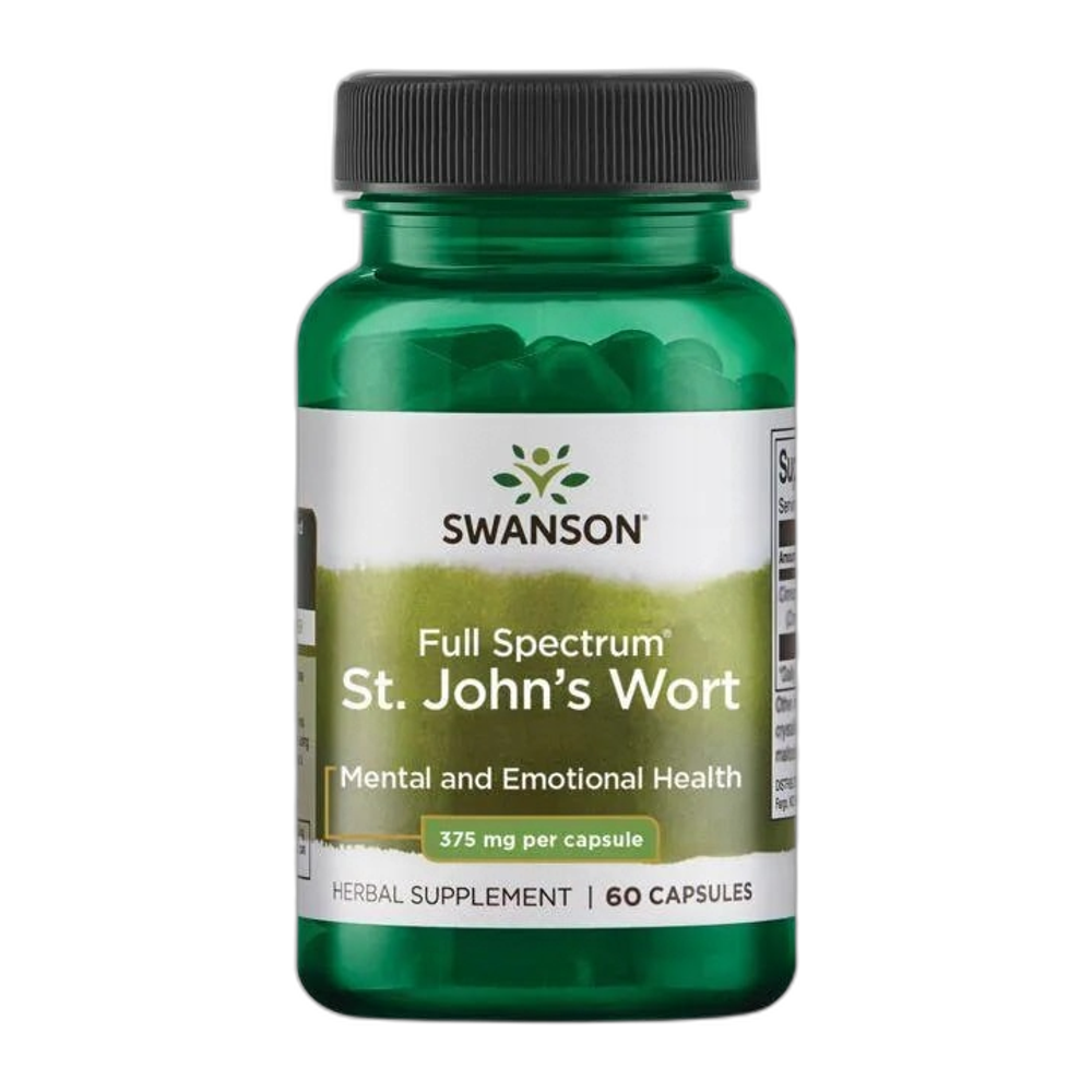 Swanson St. John's Wort, 375mg - 60 caps