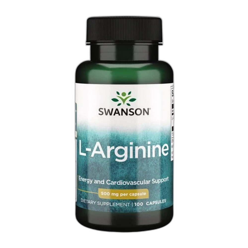 Swanson L-Arginine, 500mg - 100 caps