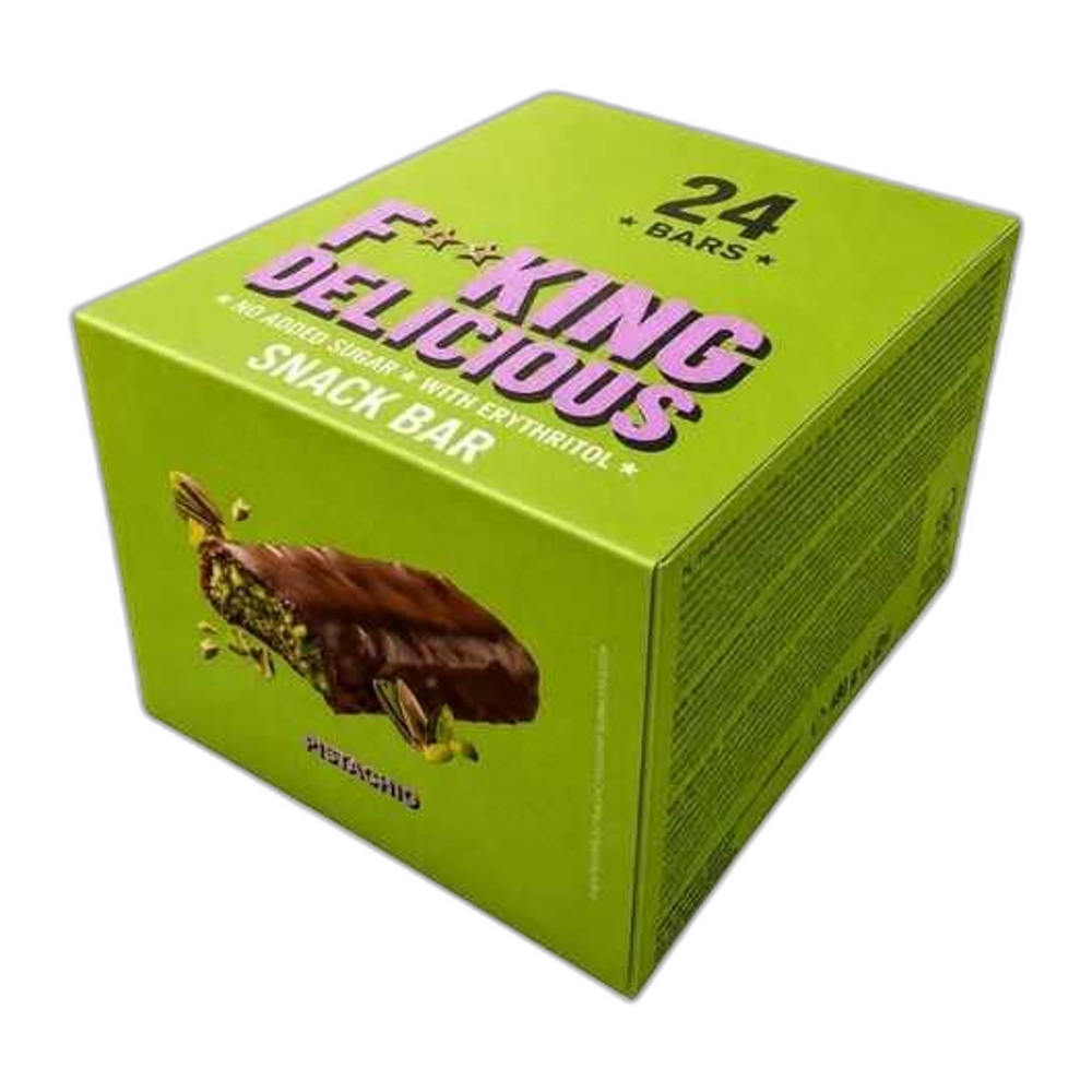 Allnutrition Fitking Delicious Snack Bar, Pistachio - 24 x 40g