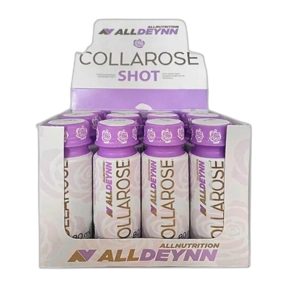 Allnutrition AllDeynn Collarose Shot, Raspberry Wild Strawberry - 12 x 80 ml.