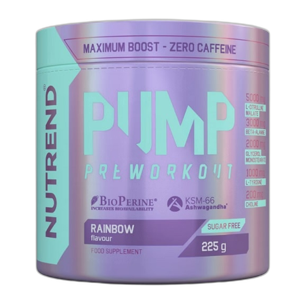 Nutrend Pump Pre-Workout, Rainbow - 225g