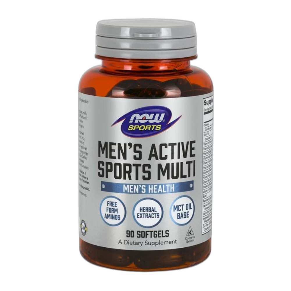 NOW Foods Men's Active Sports Multi - 90 softgels