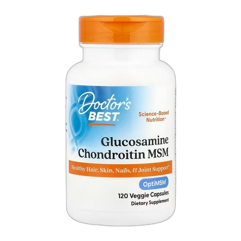Doctor's Best Glucosamine Chondroitin MSM with OptiMSM - 120 caps