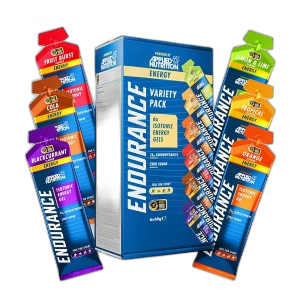 Applied Nutrition Endurance Isotonic Energy Gel, Variety Pack - 6 x 60g