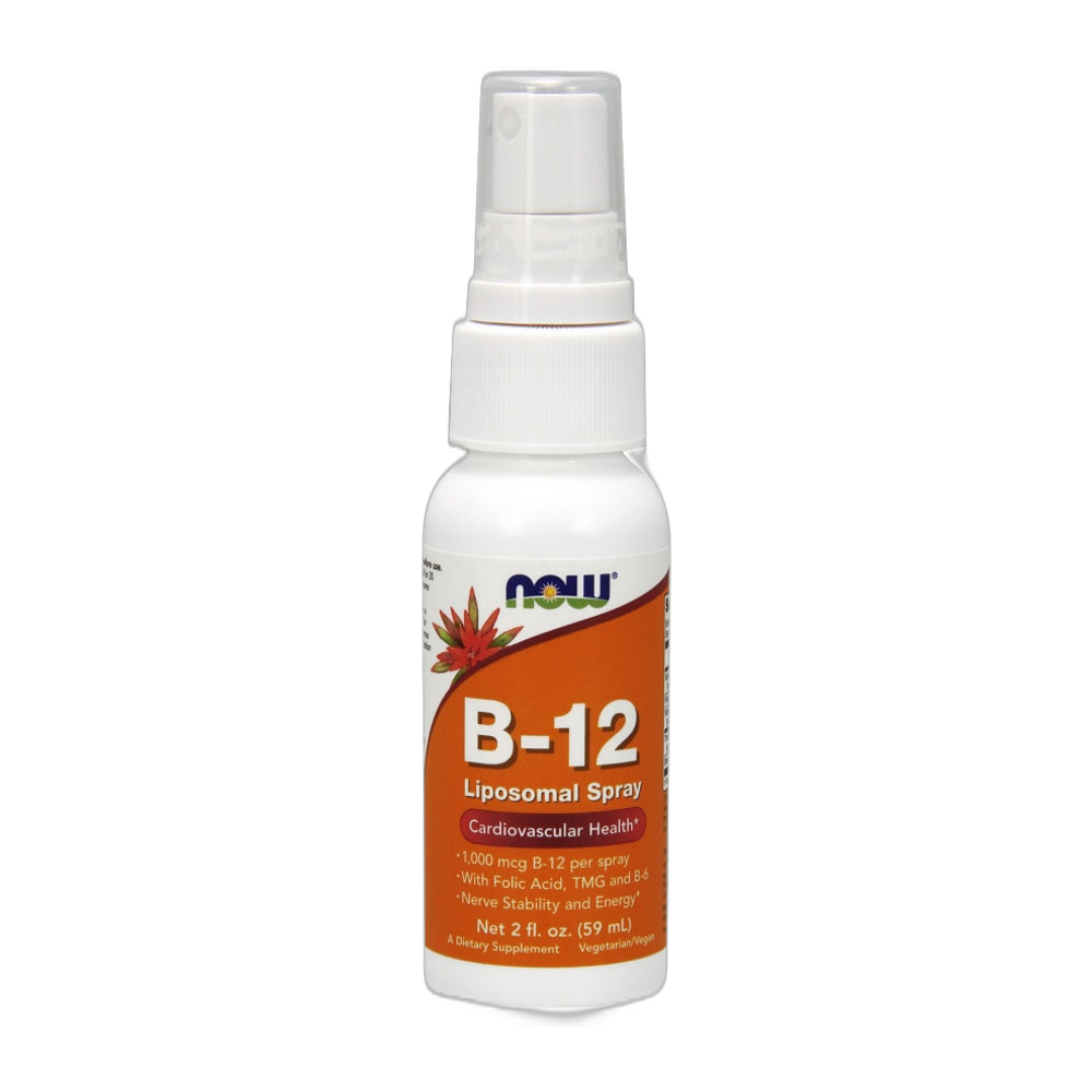 NOW Foods Vitamin B-12, Liposomal Spray - 59 ml.