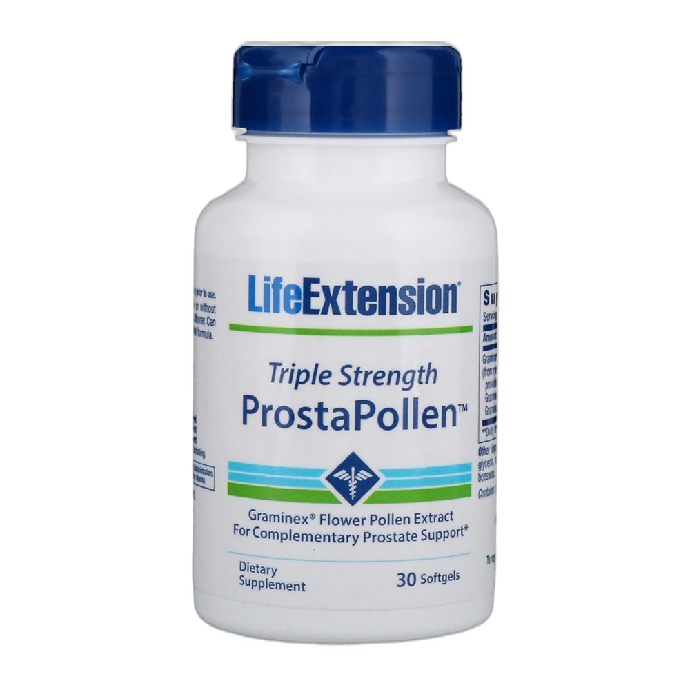 Life Extension ProstaPollen Triple Strength - 30 softgels
