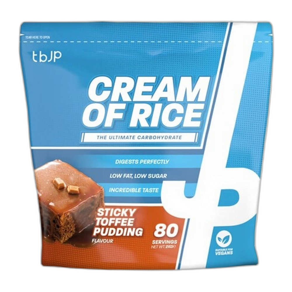 Trained by JP Cream of Rice, Sticky Toffee Pudding - 2000g