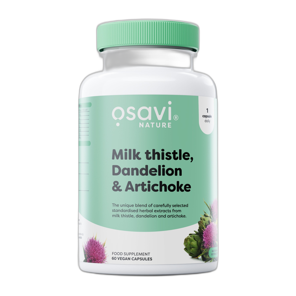 Osavi Milk Thistle Dandelion & Artichoke - 60 vegan caps