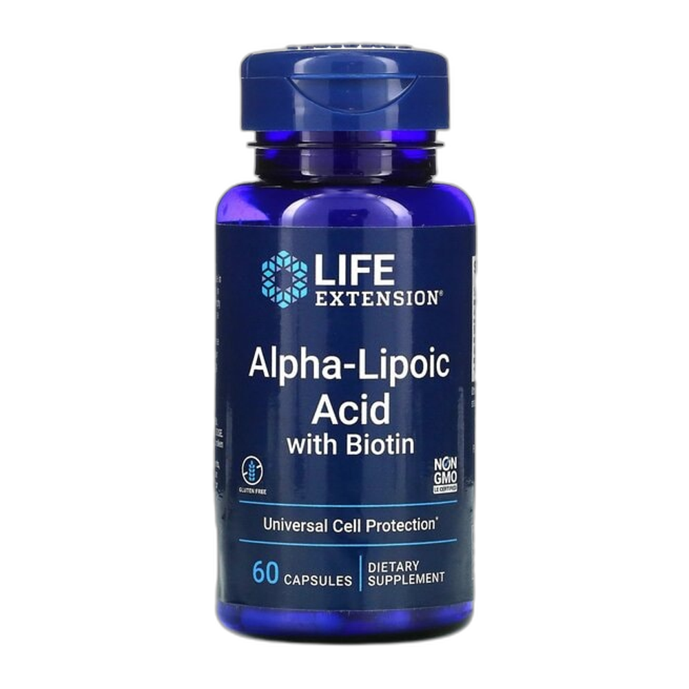 Life Extension Alpha-Lipoic Acid with Biotin - 60 caps