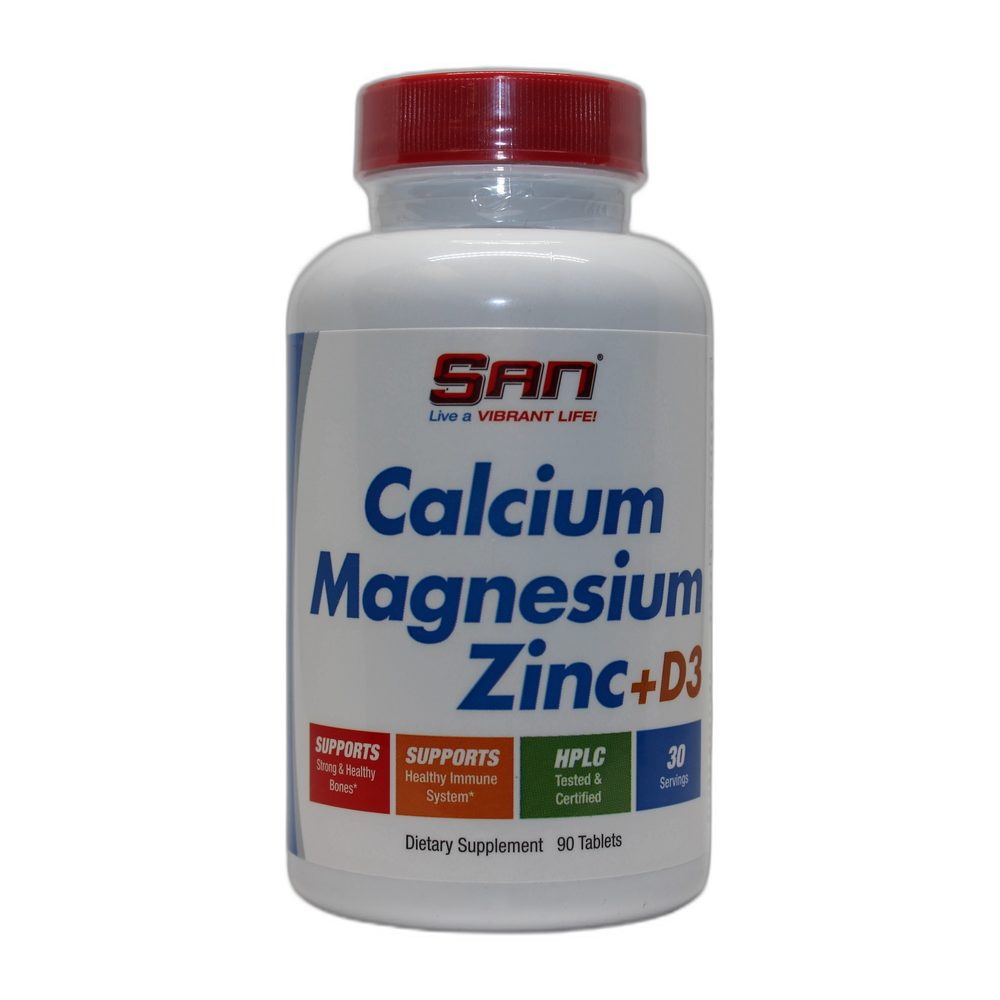 SAN Calcium Magnesium Zinc + D3 - 90 tablets