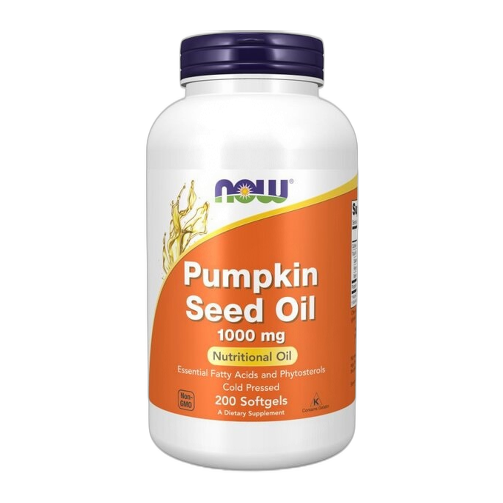 NOW Foods Pumpkin Seed Oil, 1000mg - 200 softgels