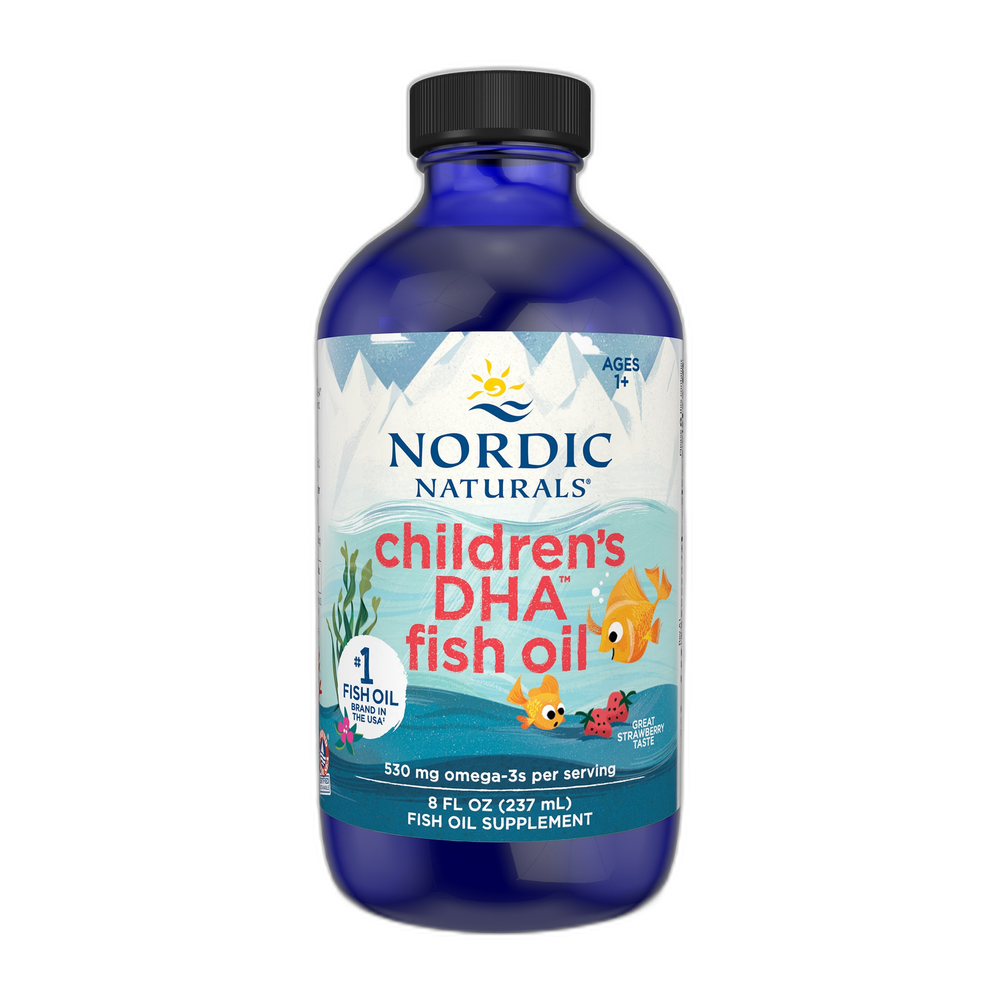 Nordic Naturals Children's DHA, 530mg Omega-3 Strawberry - 237 ml.