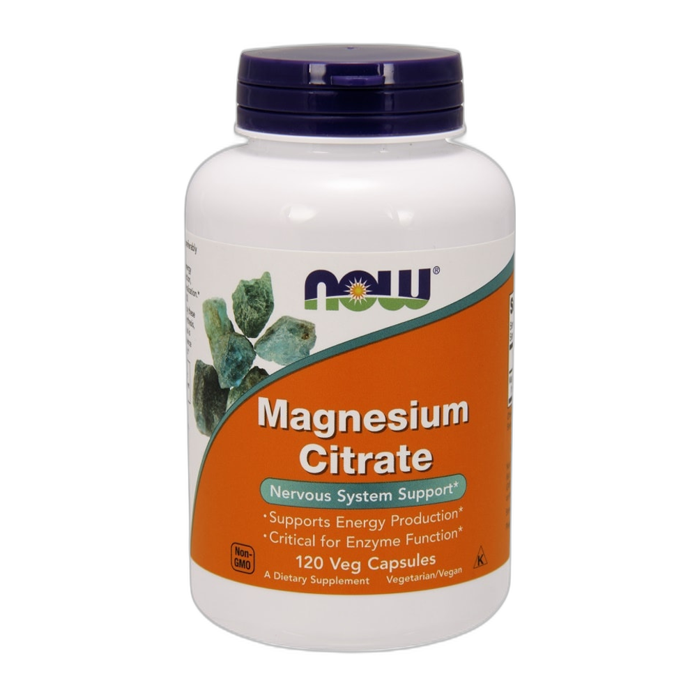 NOW Foods Magnesium Citrate, 400mg - 120 vcaps