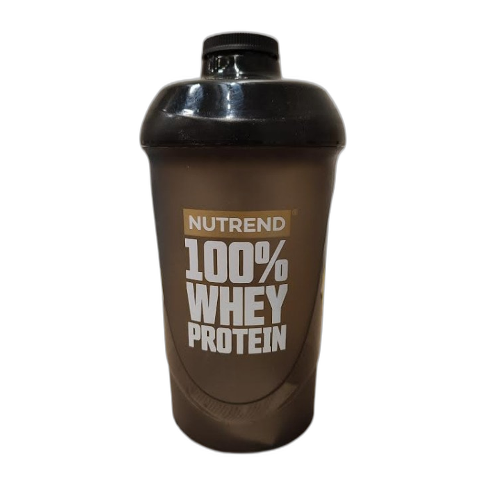 Nutrend Shaker 100% Whey Protein, Black - 600 ml.