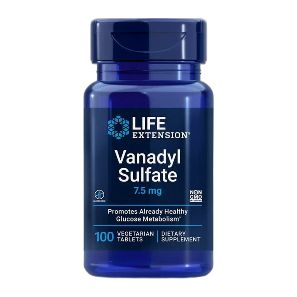 Life Extension Vanadyl Sulfate, 7.5mg - 100 vegetarian tabs