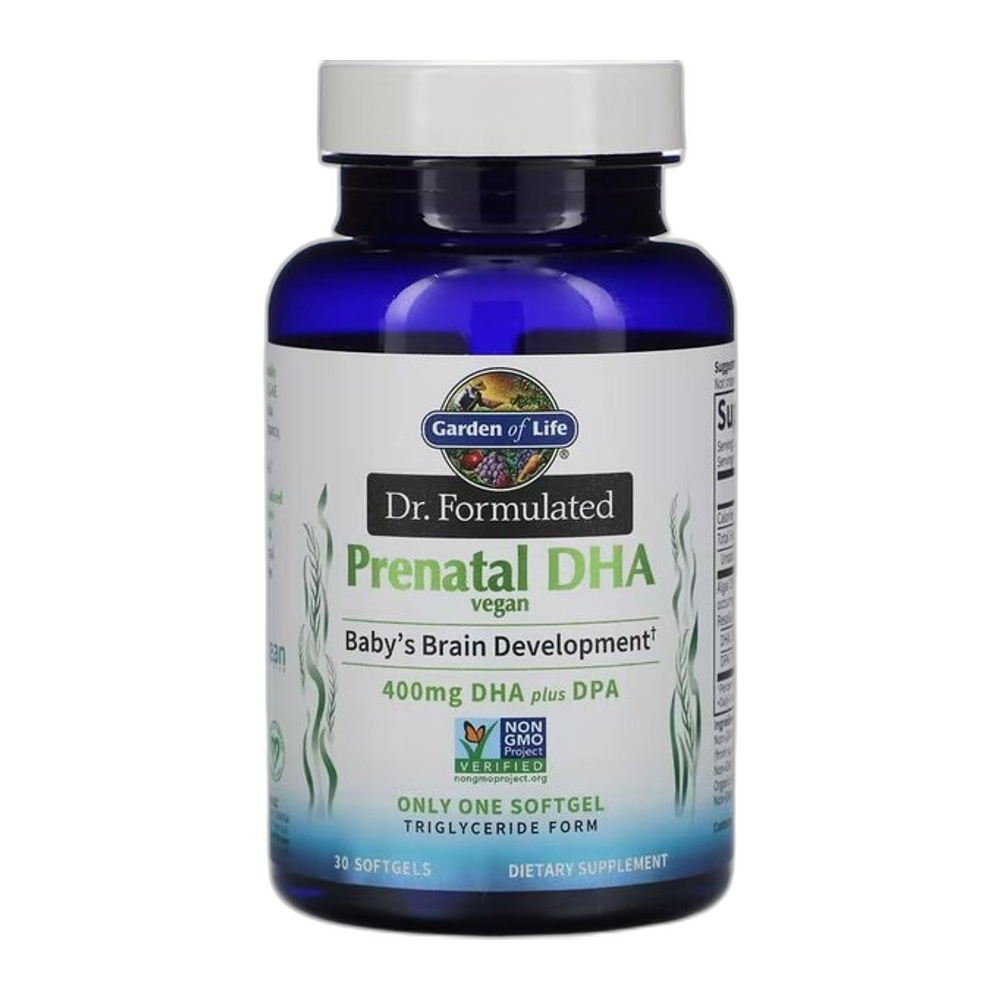 Garden of Life Dr. Formulated Vegan Prenatal DHA - 30 softgels