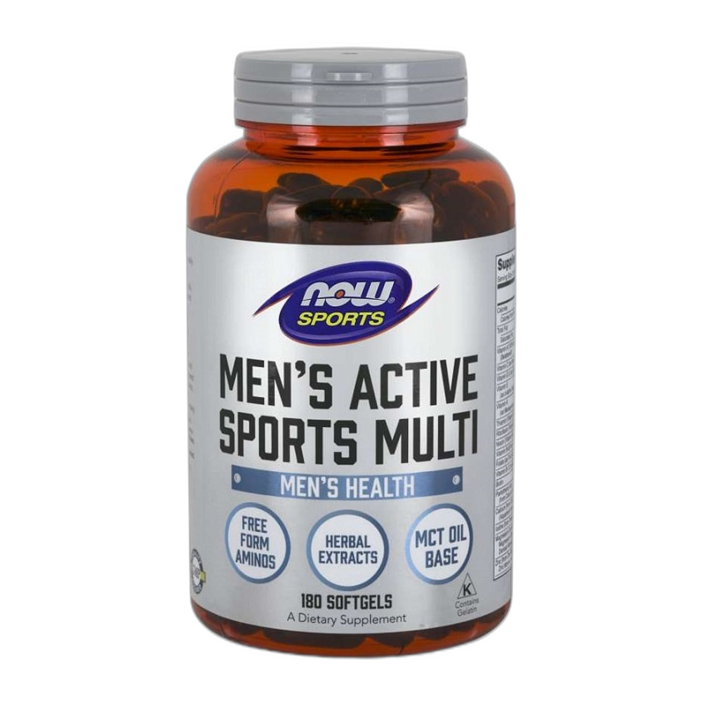 NOW Foods Men's Active Sports Multi - 180 softgels