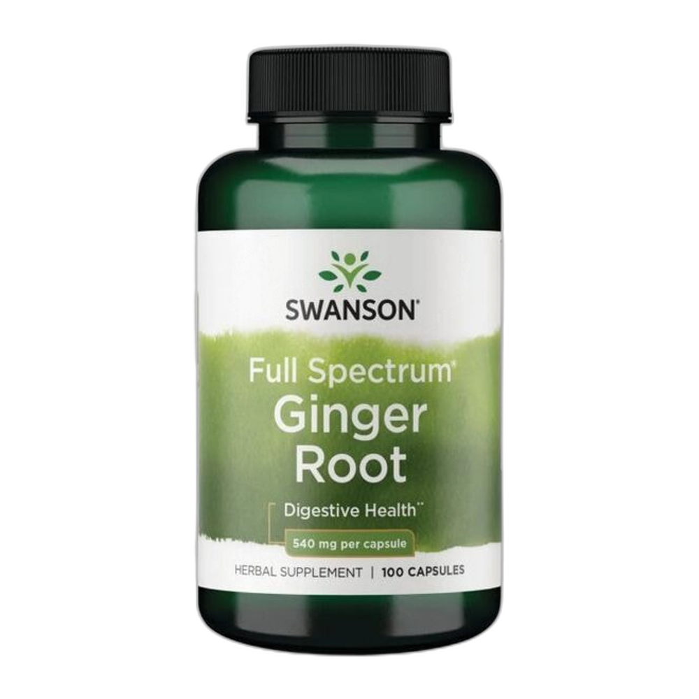 Swanson Full Spectrum Ginger Root, 540mg - 100 caps
