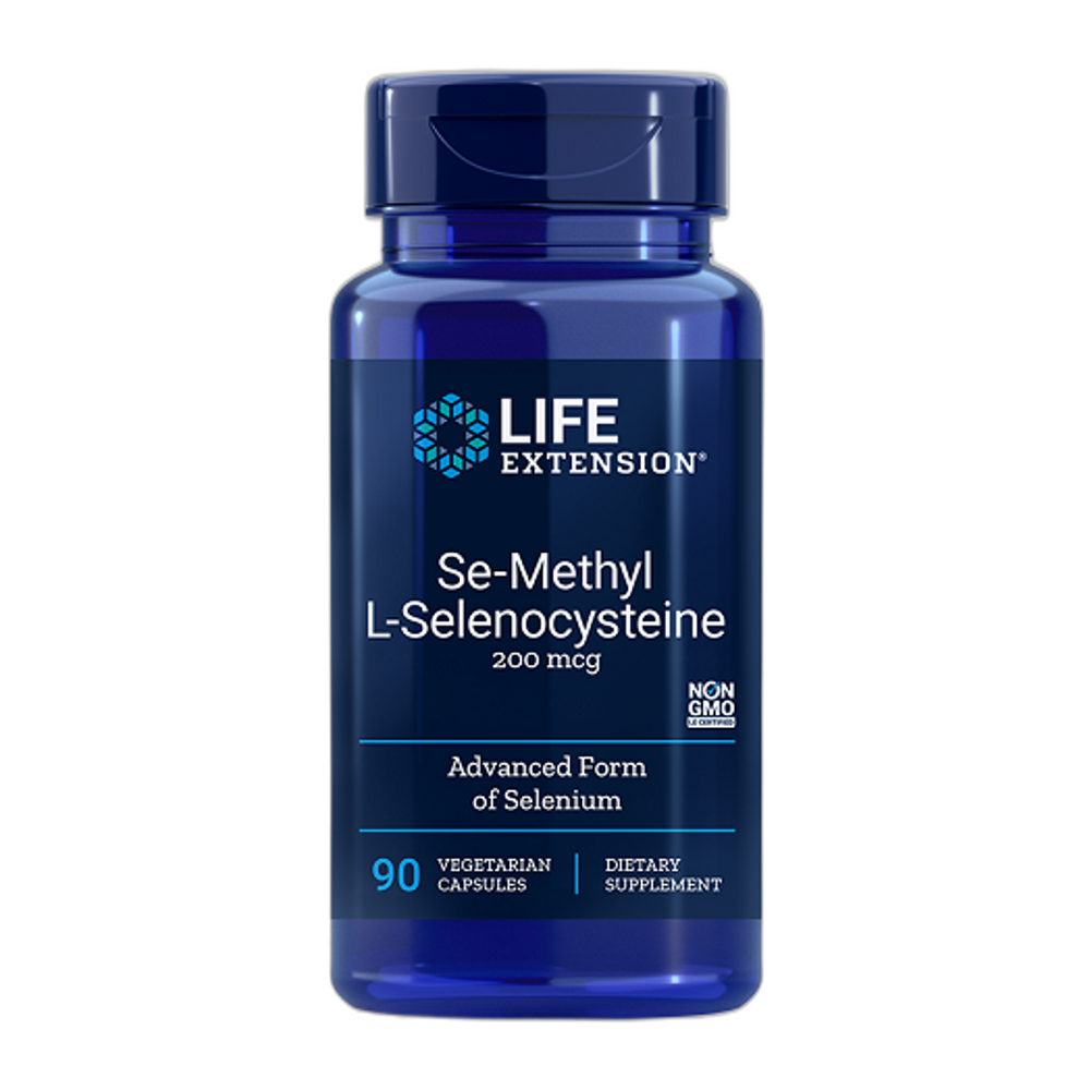 Life Extension Se-Methyl L-Selenocysteine, 200mcg - 90 vcaps