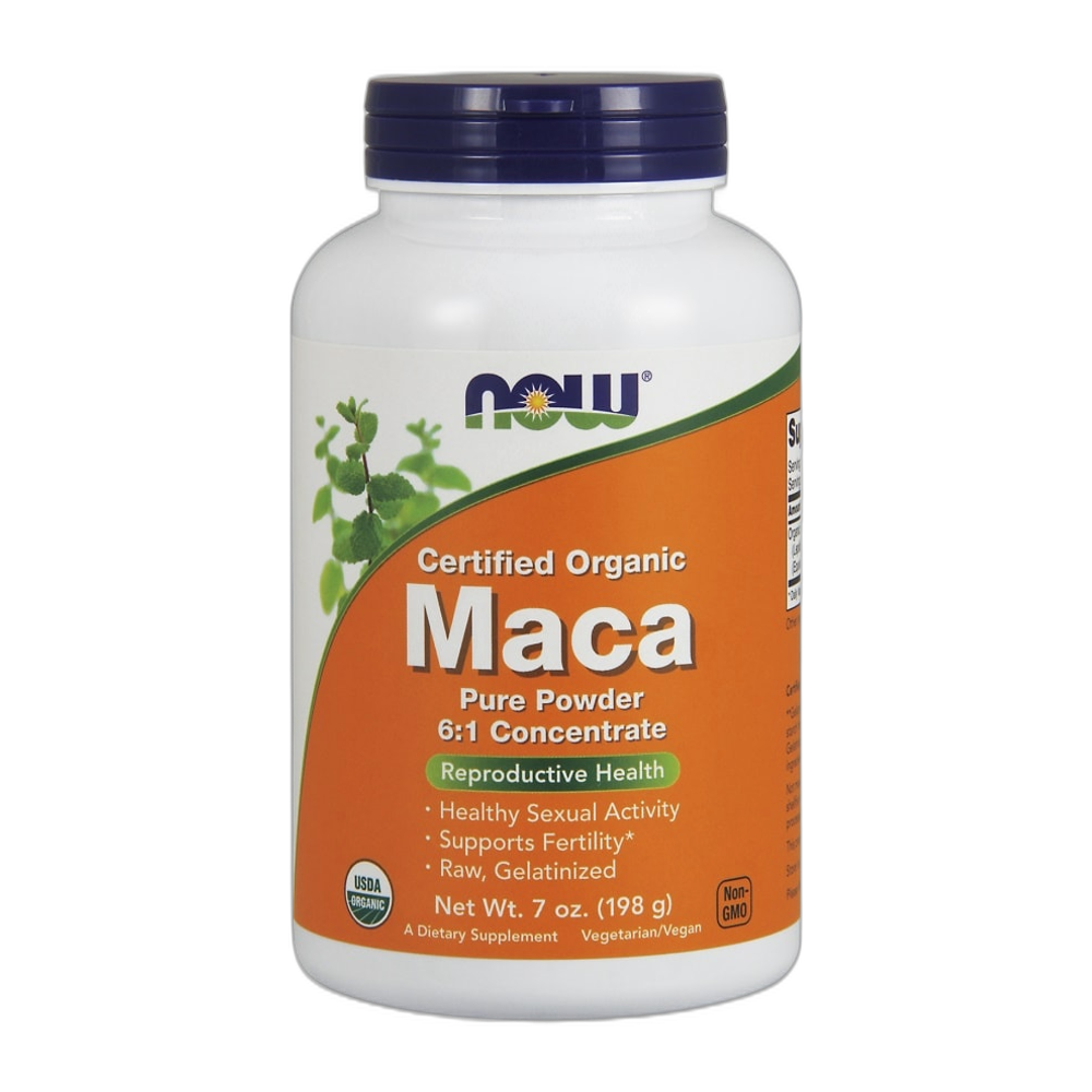 NOW Foods Maca 6:1 Concentrate, Pure Powder - 198g