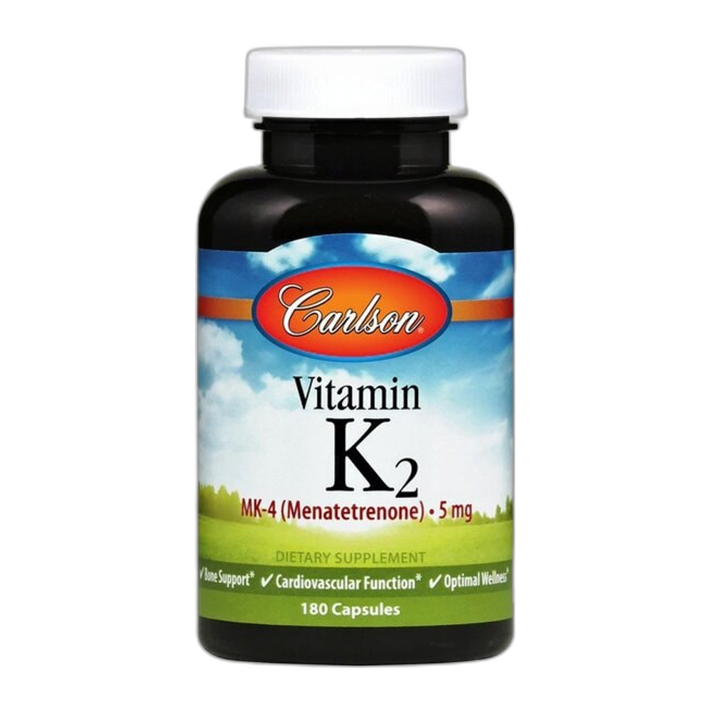 Carlson Labs Vitamin K2 MK-4, 5mg - 180 caps